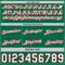 Custom Reversible Red White-Kelly Green Double Side Star Sublimation Basketball Suit Jersey