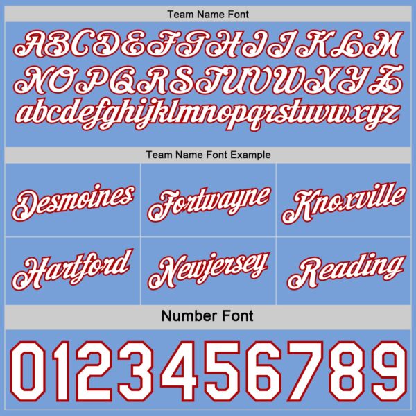 Custom Reversible Red White-Lakes Blue Double Side Star Sublimation Basketball Suit Jersey