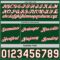Custom Reversible Red White-Green Double Side Star Sublimation Basketball Suit Jersey