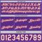 Custom Reversible Red White-Purple Double Side Star Sublimation Basketball Suit Jersey