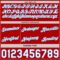 Custom Reversible Red White-Powder Blue Double Side Star Sublimation Basketball Suit Jersey