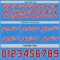 Custom Reversible Red White-Powder Blue Double Side Star Sublimation Basketball Suit Jersey