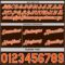 Custom Reversible Brown Orange-White Double Side Star Sublimation Basketball Suit Jersey