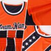 Custom Reversible Purple Gold-White Double Side Star Sublimation Basketball Suit Jersey