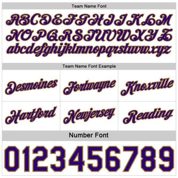 Custom Reversible Purple White-Old Gold Double Side Star Sublimation Basketball Suit Jersey