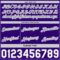 Custom Reversible Purple White-Gray Double Side Star Sublimation Basketball Suit Jersey