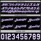 Custom Reversible Purple White-Black Double Side Star Sublimation Basketball Suit Jersey