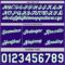 Custom Reversible Purple White-Kelly Green Double Side Star Sublimation Basketball Suit Jersey