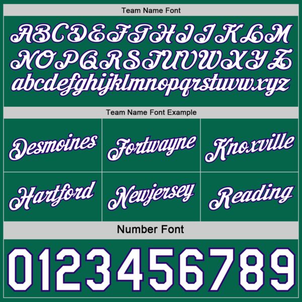 Custom Reversible Purple White-Kelly Green Double Side Star Sublimation Basketball Suit Jersey