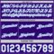 Custom Reversible Purple White-Lakes Blue Double Side Star Sublimation Basketball Suit Jersey