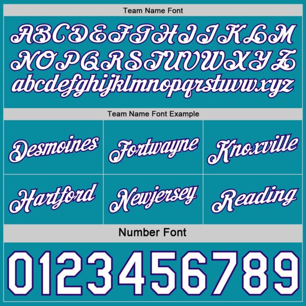 Custom Reversible Purple White-Teal Double Side Star Sublimation Basketball Suit Jersey