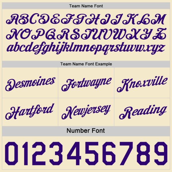 Custom Reversible Purple Cream Double Side Star Sublimation Basketball Suit Jersey