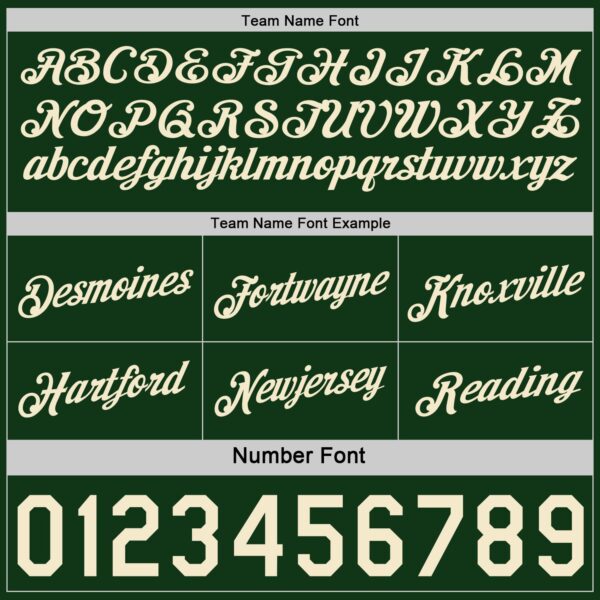 Custom Reversible Green Cream Double Side Star Sublimation Basketball Suit Jersey