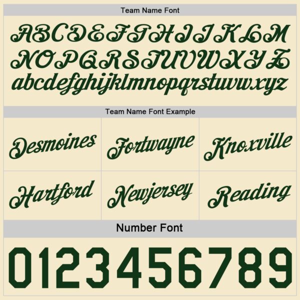 Custom Reversible Green Cream Double Side Star Sublimation Basketball Suit Jersey