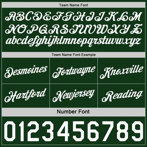 Custom Reversible Green White Double Side Star Sublimation Basketball Suit Jersey