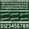 Custom Reversible Green White Double Side Star Sublimation Basketball Suit Jersey