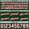 Custom Reversible Green White-Red Double Side Star Sublimation Basketball Suit Jersey