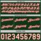 Custom Reversible Green Cream-Red Double Side Star Sublimation Basketball Suit Jersey