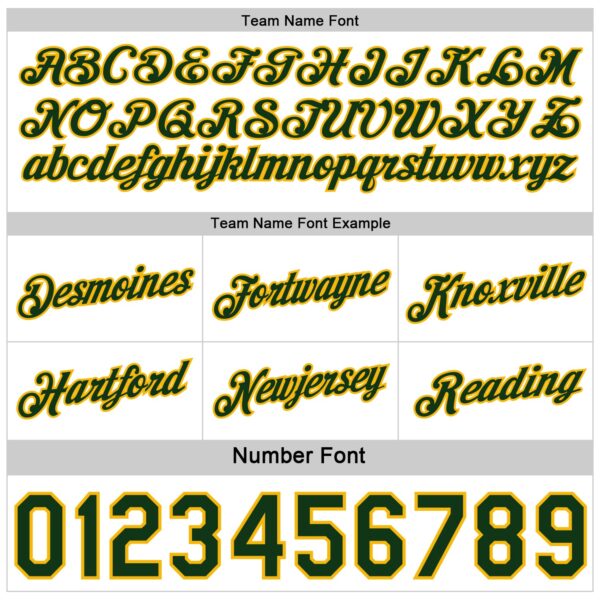 Custom Reversible Green White-Gold Double Side Star Sublimation Basketball Suit Jersey