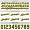 Custom Reversible Green White-Gold Double Side Star Sublimation Basketball Suit Jersey