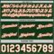 Custom Reversible Green White-Orange Double Side Star Sublimation Basketball Suit Jersey
