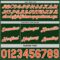 Custom Reversible Green Orange-White Double Side Star Sublimation Basketball Suit Jersey