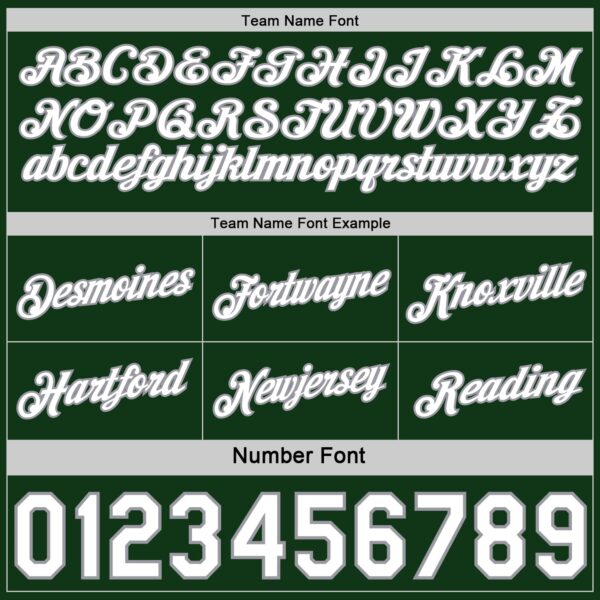 Custom Reversible Green White-Gray Double Side Star Sublimation Basketball Suit Jersey