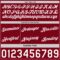 Custom Reversible Crimson White Double Side Star Sublimation Basketball Suit Jersey