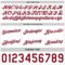 Custom Reversible Crimson White Double Side Star Sublimation Basketball Suit Jersey