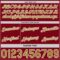 Custom Reversible Crimson Old Gold-White Double Side Star Sublimation Basketball Suit Jersey