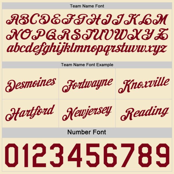 Custom Reversible Crimson Cream Double Side Star Sublimation Basketball Suit Jersey