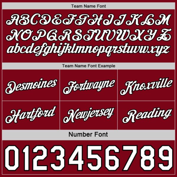 Custom Reversible Crimson White-Black Double Side Star Sublimation Basketball Suit Jersey