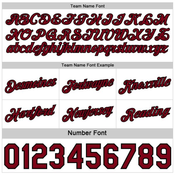 Custom Reversible Crimson White-Black Double Side Star Sublimation Basketball Suit Jersey