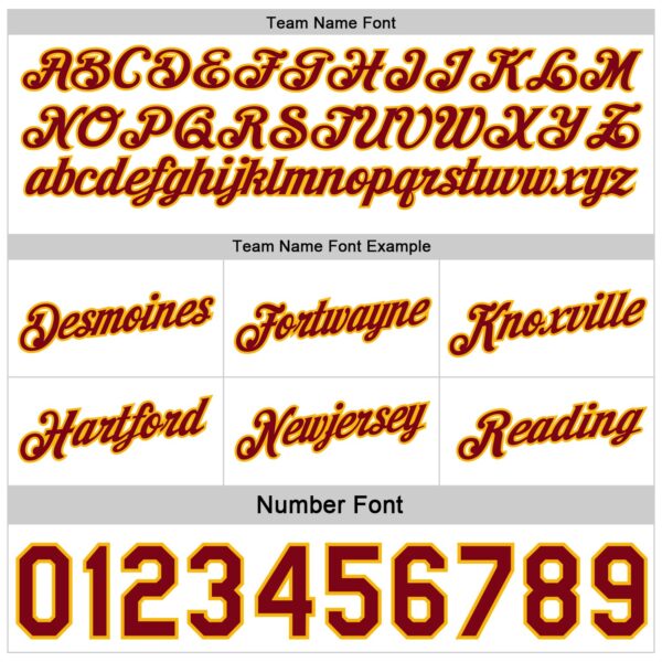 Custom Reversible Crimson White-Gold Double Side Star Sublimation Basketball Suit Jersey