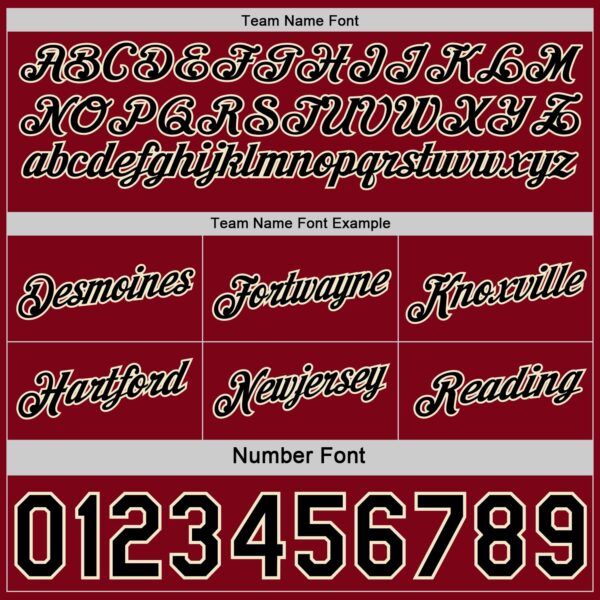 Custom Reversible Crimson Black-Cream Double Side Star Sublimation Basketball Suit Jersey