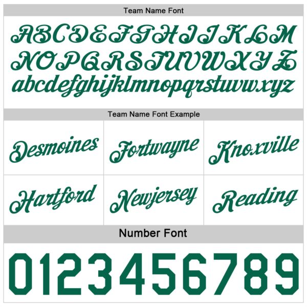 Custom Reversible Kelly Green White Double Side Star Sublimation Basketball Suit Jersey