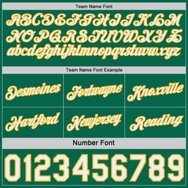 Custom Reversible Kelly Green White-Gold Double Side Star Sublimation Basketball Suit Jersey