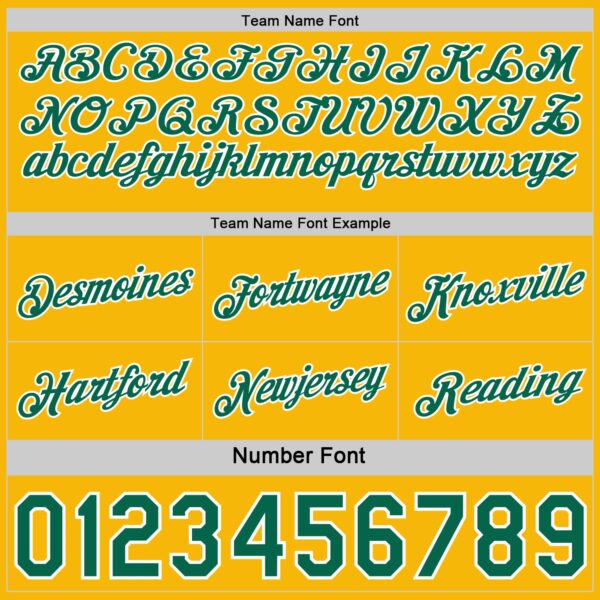 Custom Reversible Kelly Green White-Gold Double Side Star Sublimation Basketball Suit Jersey