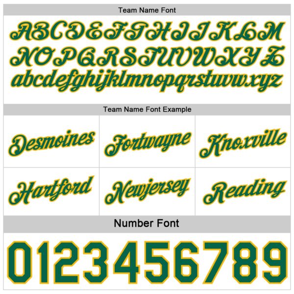 Custom Reversible Kelly Green Gold-White Double Side Star Sublimation Basketball Suit Jersey