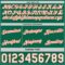 Custom Reversible Kelly Green White-Orange Double Side Star Sublimation Basketball Suit Jersey
