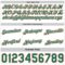 Custom Reversible Kelly Green White-Orange Double Side Star Sublimation Basketball Suit Jersey