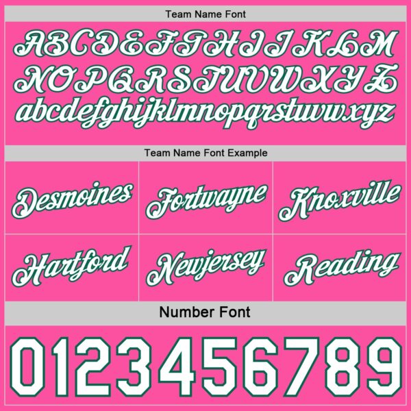 Custom Reversible Kelly Green Pink-White Double Side Star Sublimation Basketball Suit Jersey