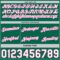 Custom Reversible Kelly Green White-Pink Double Side Star Sublimation Basketball Suit Jersey