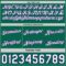 Custom Reversible Kelly Green White-Purple Double Side Star Sublimation Basketball Suit Jersey