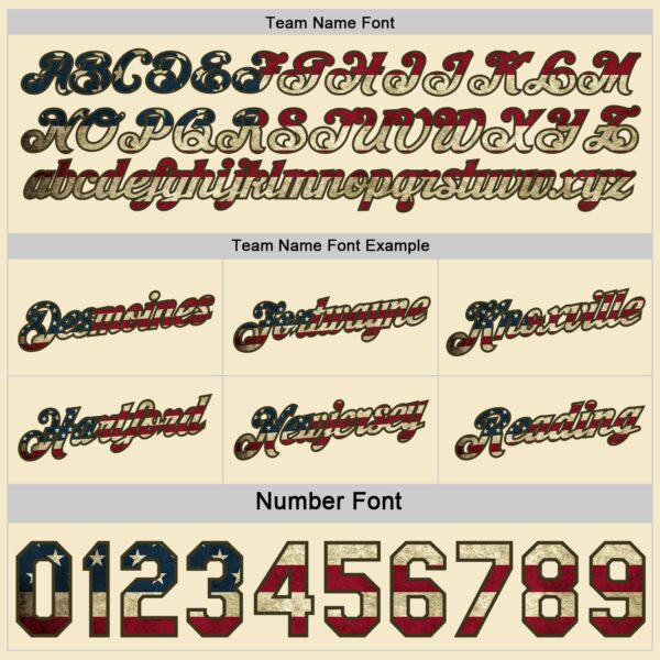 Custom Reversible Olive Vintage USA Flag-Cream Double Side Star Sublimation Basketball Suit Jersey
