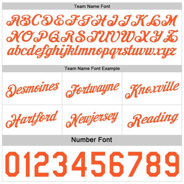 Custom Reversible Orange White Double Side Star Sublimation Basketball Suit Jersey