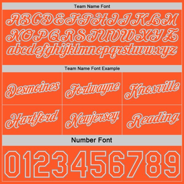 Custom Reversible Orange White-Gray Double Side Star Sublimation Basketball Suit Jersey