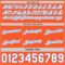 Custom Reversible Orange White-Lakes Blue Double Side Star Sublimation Basketball Suit Jersey