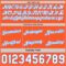 Custom Reversible Orange White-Powder Blue Double Side Star Sublimation Basketball Suit Jersey
