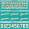 Custom Reversible Orange Aqua-White Double Side Star Sublimation Basketball Suit Jersey